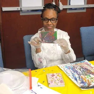 Women attending my "Painting Your Call" Art 4 Healing Workshop