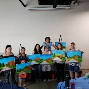 November 3, 2018 "Autumn Scene" Group photo