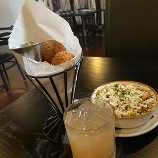 Sauerkraut bombs and street corn