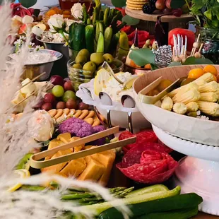 Crudite Table. Baby shower.