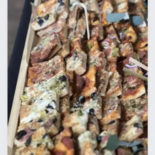 House made Flatbread to add to your grazing table .