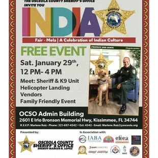 an image of a poster for a free event