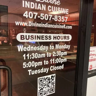 business hours and hours