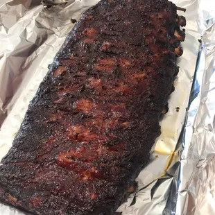 Pork ribs with no sauce