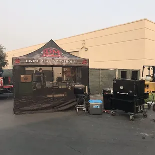 Set up at Waterman Brewery in Elk Grove