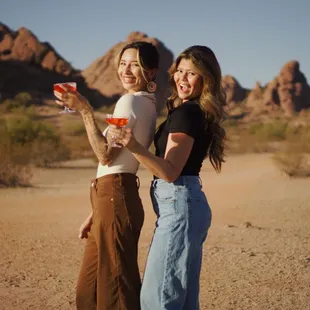 Marissa and Maxene- The Divine Sips team!