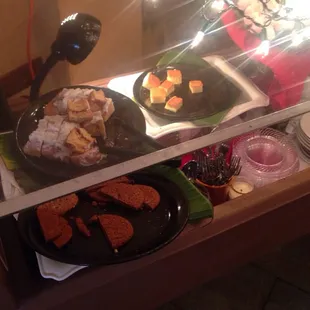 And they serve salad and desserts too. Included.