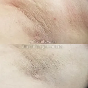 When we wax on the regular, our hair comes back less &amp; less.this could be your results.