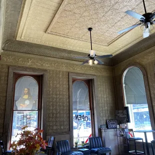 the interior of a restaurant