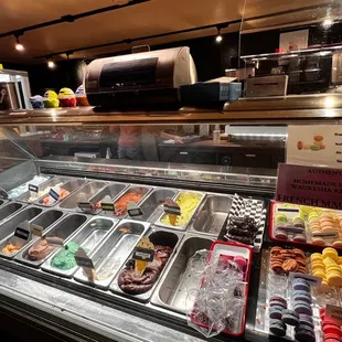 interior, sushi and sashimi