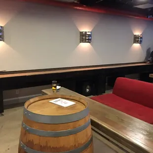 Looooong shuffleboard.