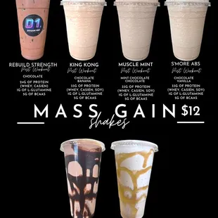 Post-workout shakes great recovery after that fitness session.