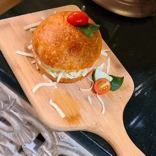 Habibi Beirut aka Mozarella, cucumbers, tomatoes and mint