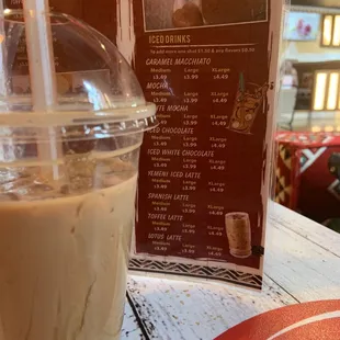 Large Ice Yemeni Latte