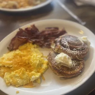 Cinnamon Roll French Toast Breakfast