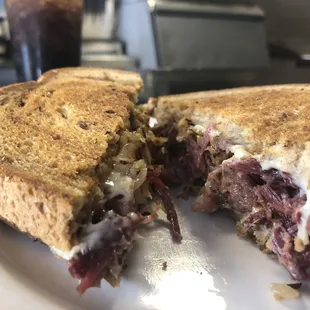 Reuben on rye.