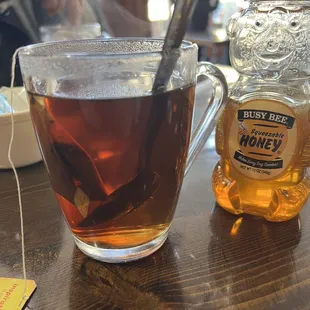 Came in to warm up on a cold winter day, and starting out with some hot tea was the perfect way to do it