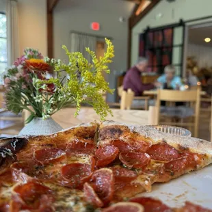 Pepperoni pizza -- yum!