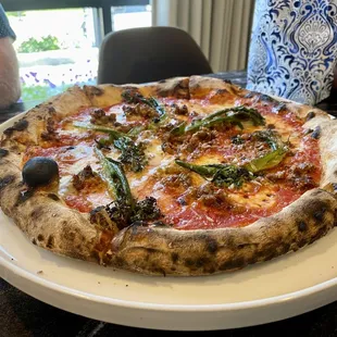 Broccolini & Sausage Pizza