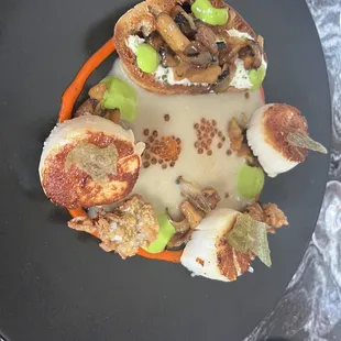 Brown Buttered Seared Scallops