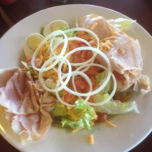 Chef salad-- but with extra turkey.