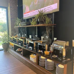 Buffet area
