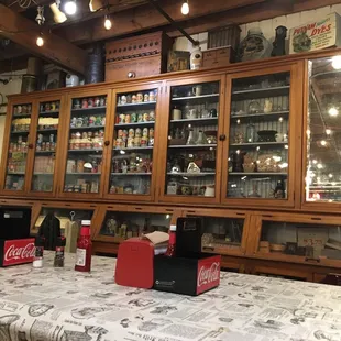 Cute decor in a yummy soul food cafe