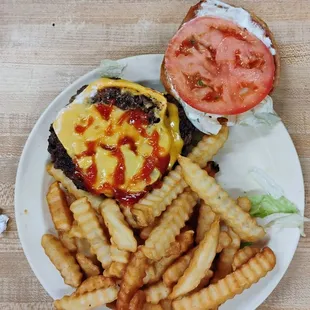 Again another burger I had when I went back for more.