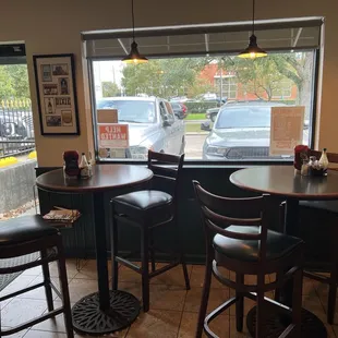 Dining at the bar area..