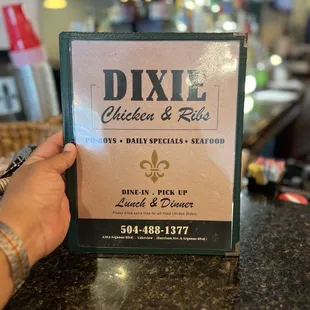 Open this menu and be prepared to feast...