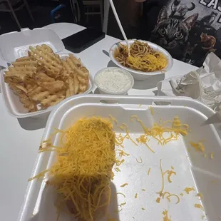 Cheese Coney Waffle Fries 3 3-Way