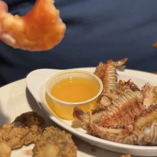 Oysters &amp; Small Shrimp with Rock Shrimp