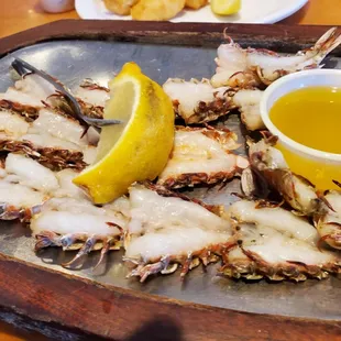 Delicious rock shrimps!