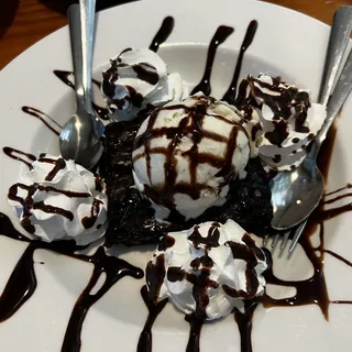Fudge Brownie with Ice Cream