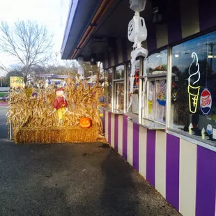 Halloween decor at the Dreem.