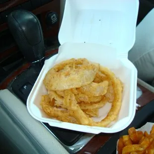 Onion Rings - I love'm here.