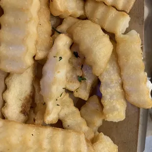 Fries they had no salt