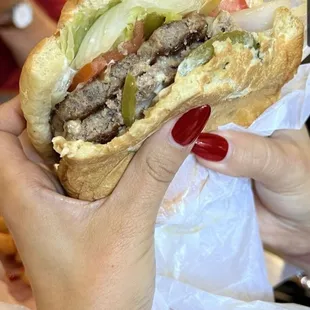 Philly burger