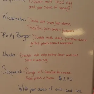 Special Sandwiches
