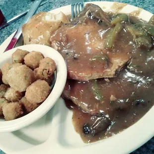 smothered pork chops