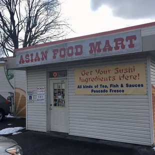 Store front. Don't let the outside fool you, there's actually a lot of space in there