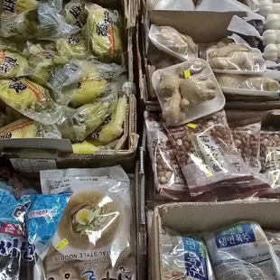 A small portion of the fresh produce.