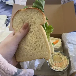 Egg Salad Sandwich Box Lunch