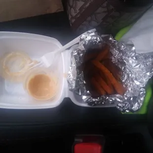 Sweet potato fries after I came up for air