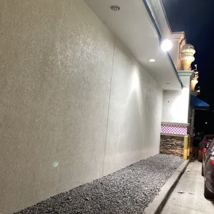 waiting in the drive through lane