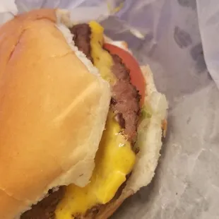 Double cheeseburger