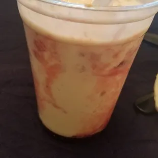 Upside down shake