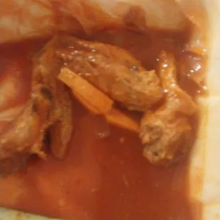 Hot wings.