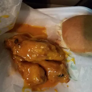Golden flavor wings