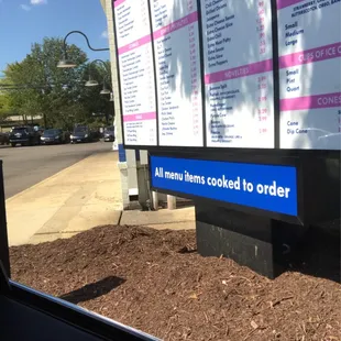 Waiting in line for a Oreo humdinger and a dipped cone
